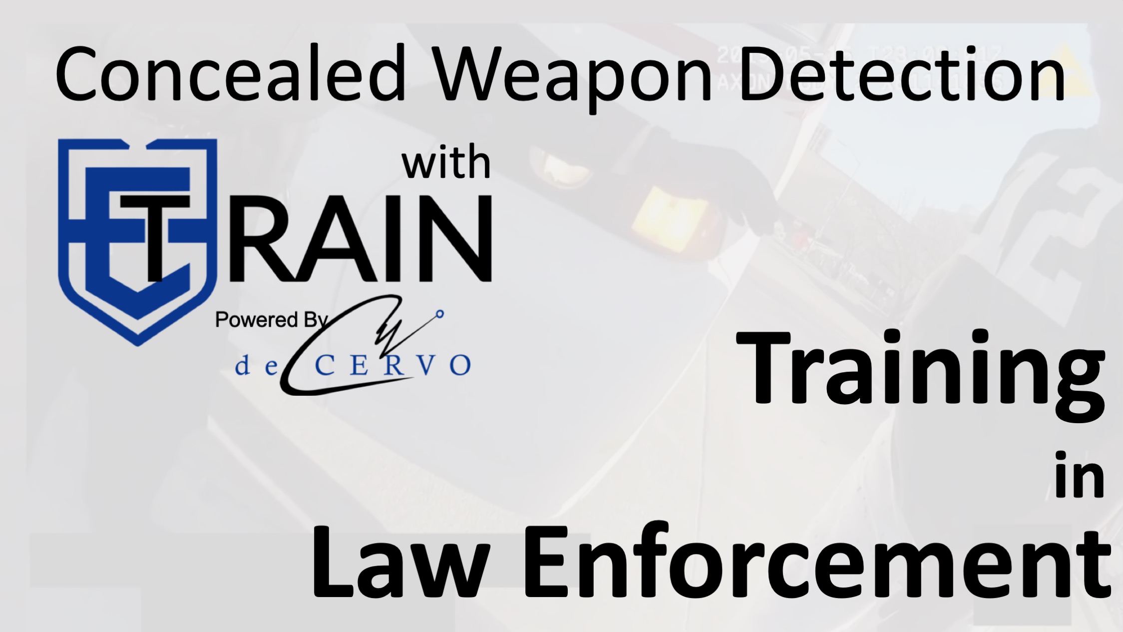 concealed weapon detection case study on decision training in police
